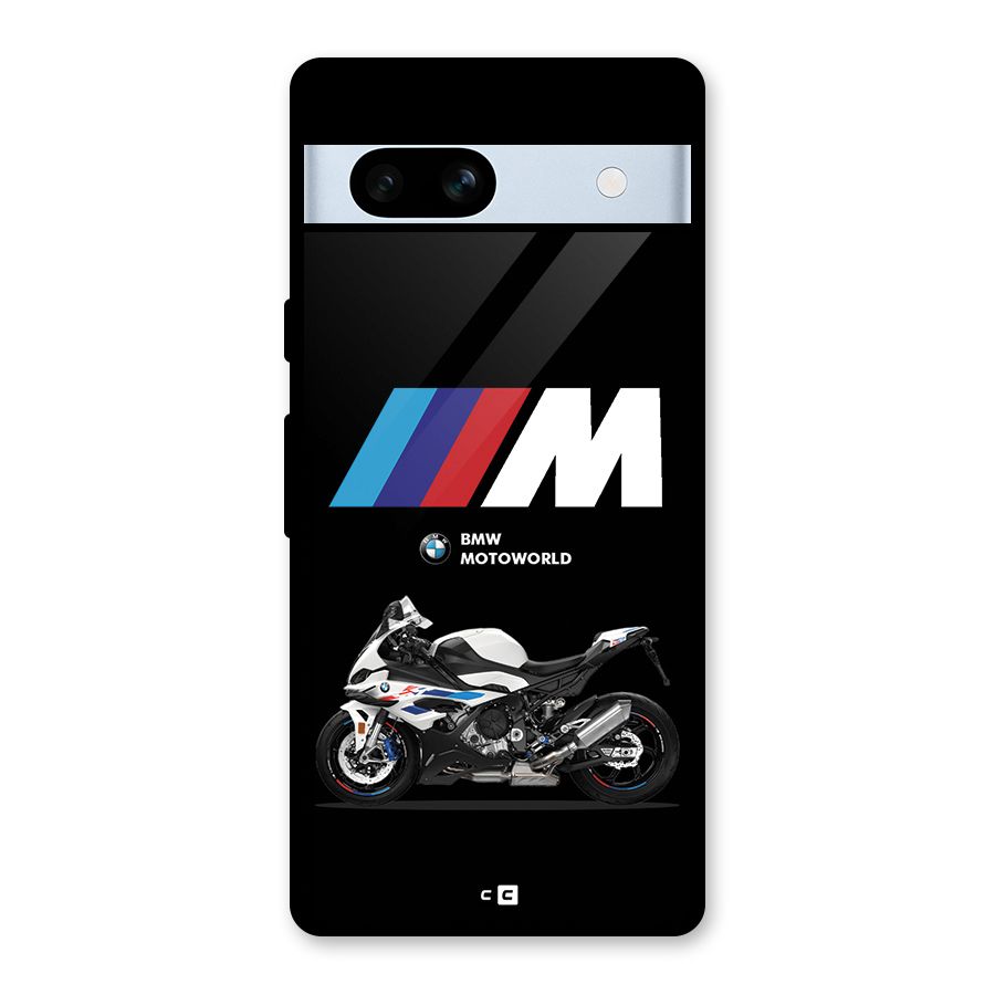Superbike Stripes Glass Back Case for Google Pixel 7a