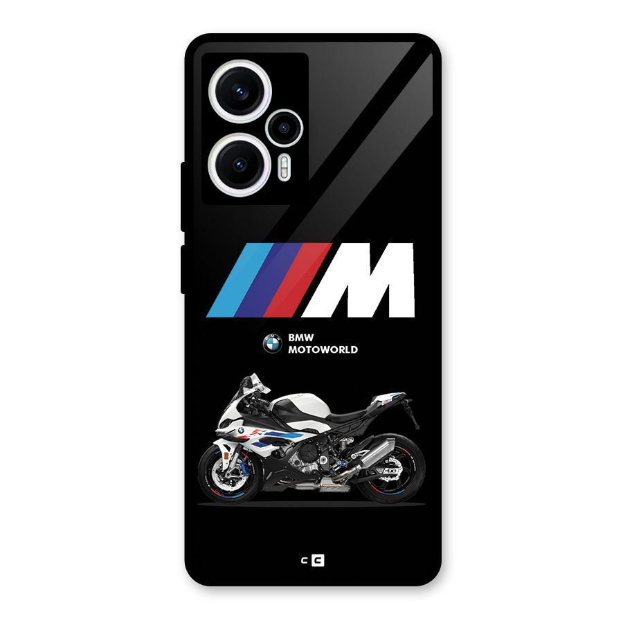 Superbike Stripes Glass Back Case for Poco F5