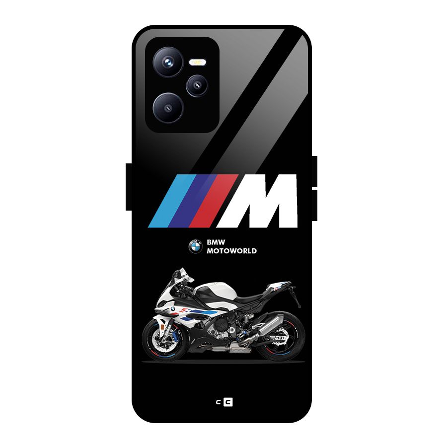 Superbike Stripes Glass Back Case for Realme C35