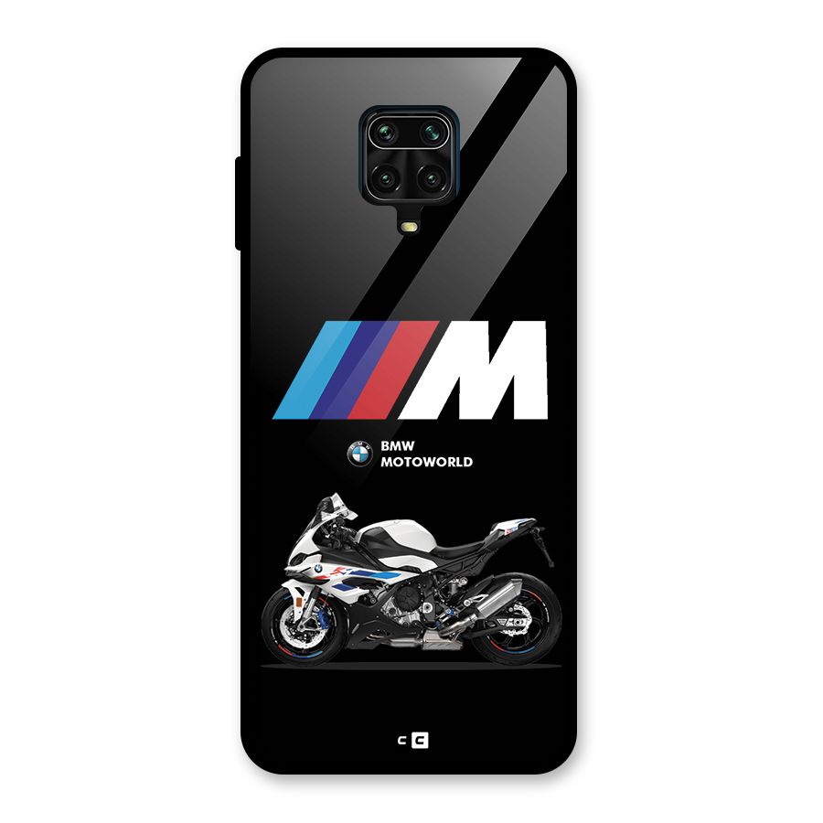 Superbike Stripes Glass Back Case for Redmi Note 10 Lite