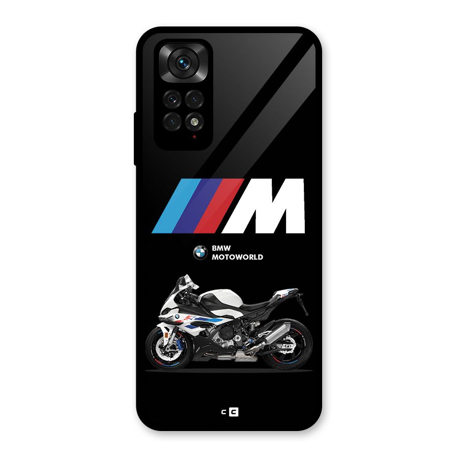 Superbike Stripes Glass Back Case for Redmi Note 11S