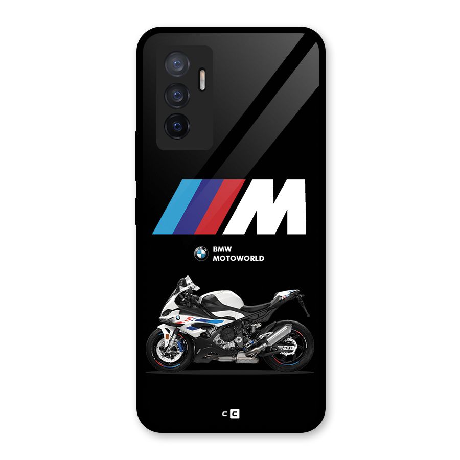 Superbike Stripes Glass Back Case for Vivo V23e