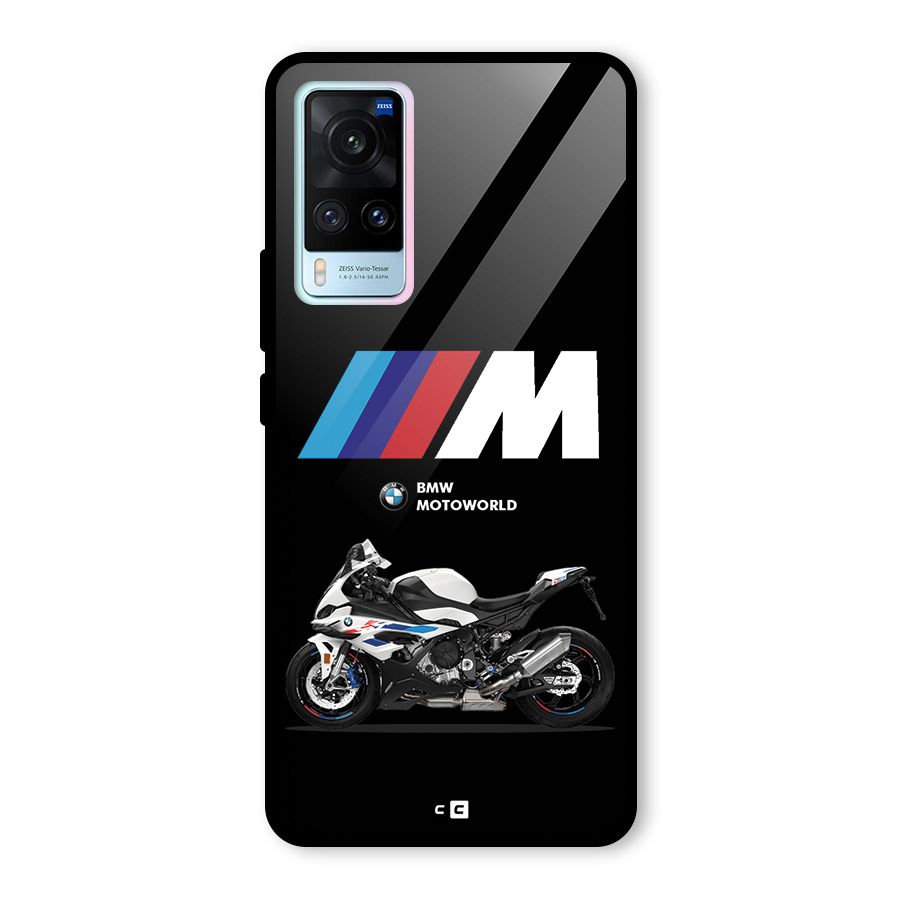 Superbike Stripes Glass Back Case for Vivo X60