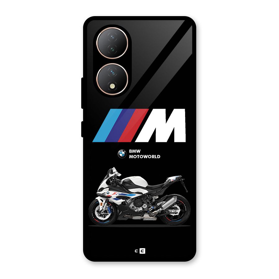 Superbike Stripes Glass Back Case for Vivo Y100