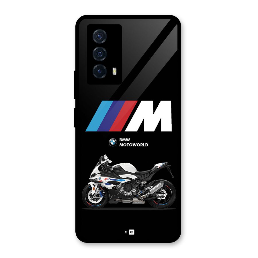 Superbike Stripes Glass Back Case for Vivo iQOO Z5