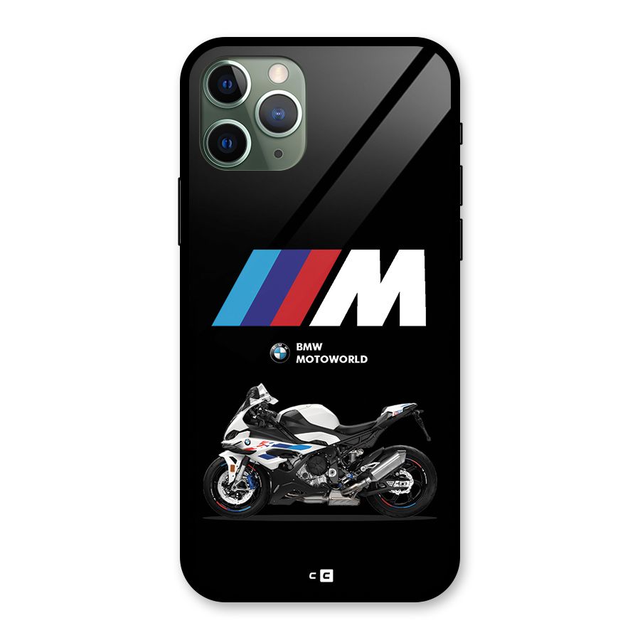 Superbike Stripes Glass Back Case for iPhone 11 Pro