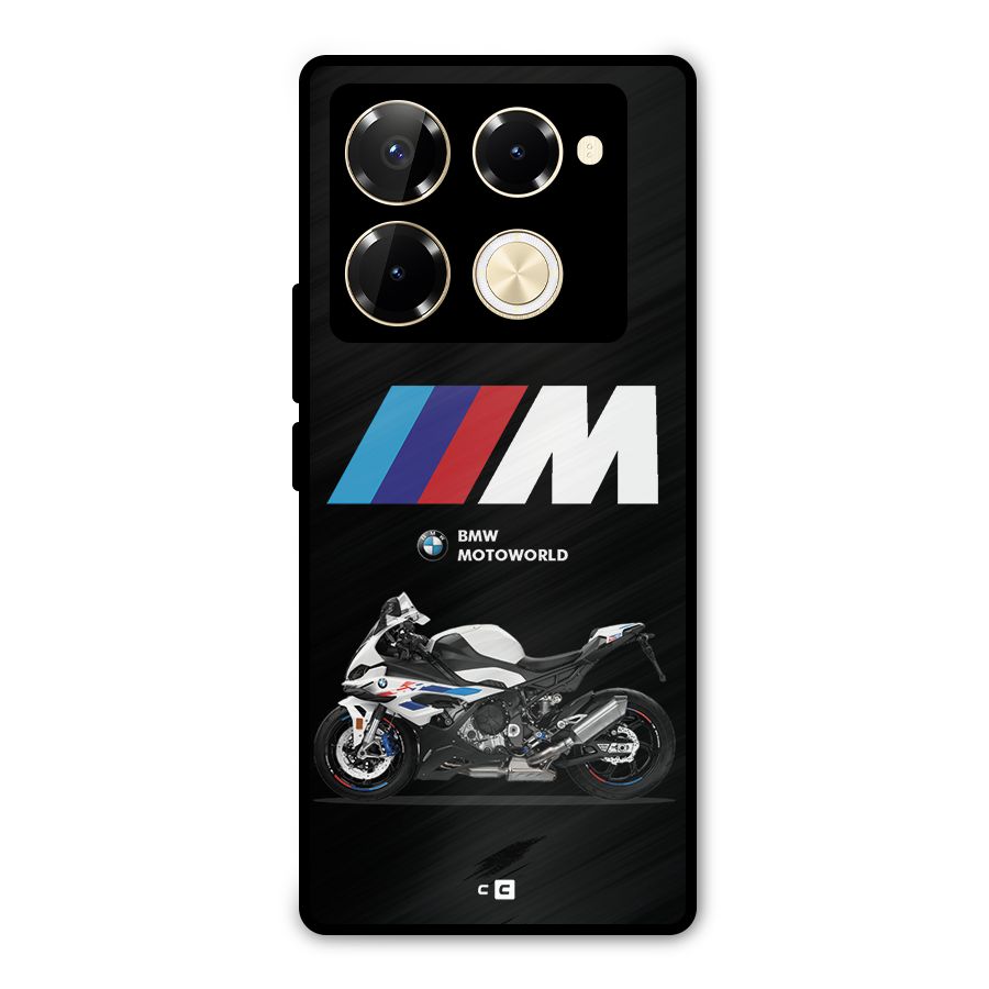 Superbike Stripes Metal Back Case for Infinix Note 40 Pro