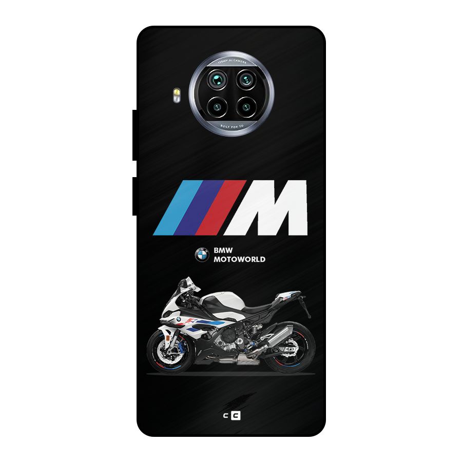 Superbike Stripes Metal Back Case for Mi 10i
