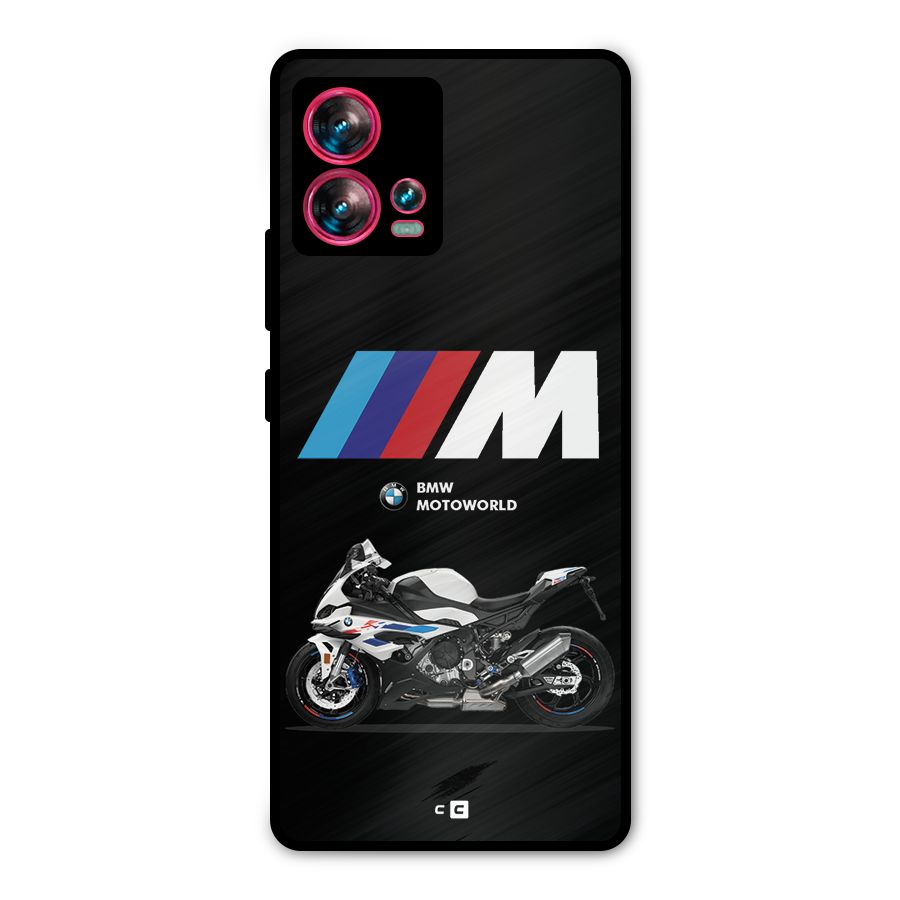 Superbike Stripes Metal Back Case for Motorola Edge 30 Fusion
