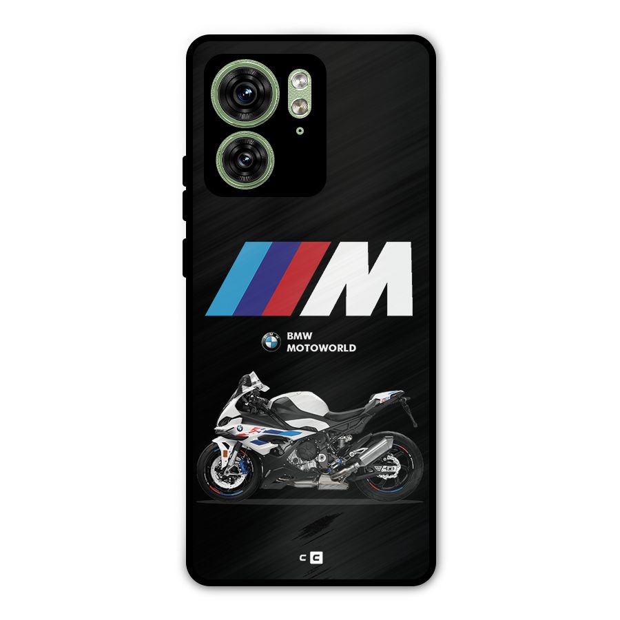 Superbike Stripes Metal Back Case for Motorola Edge 40 5G
