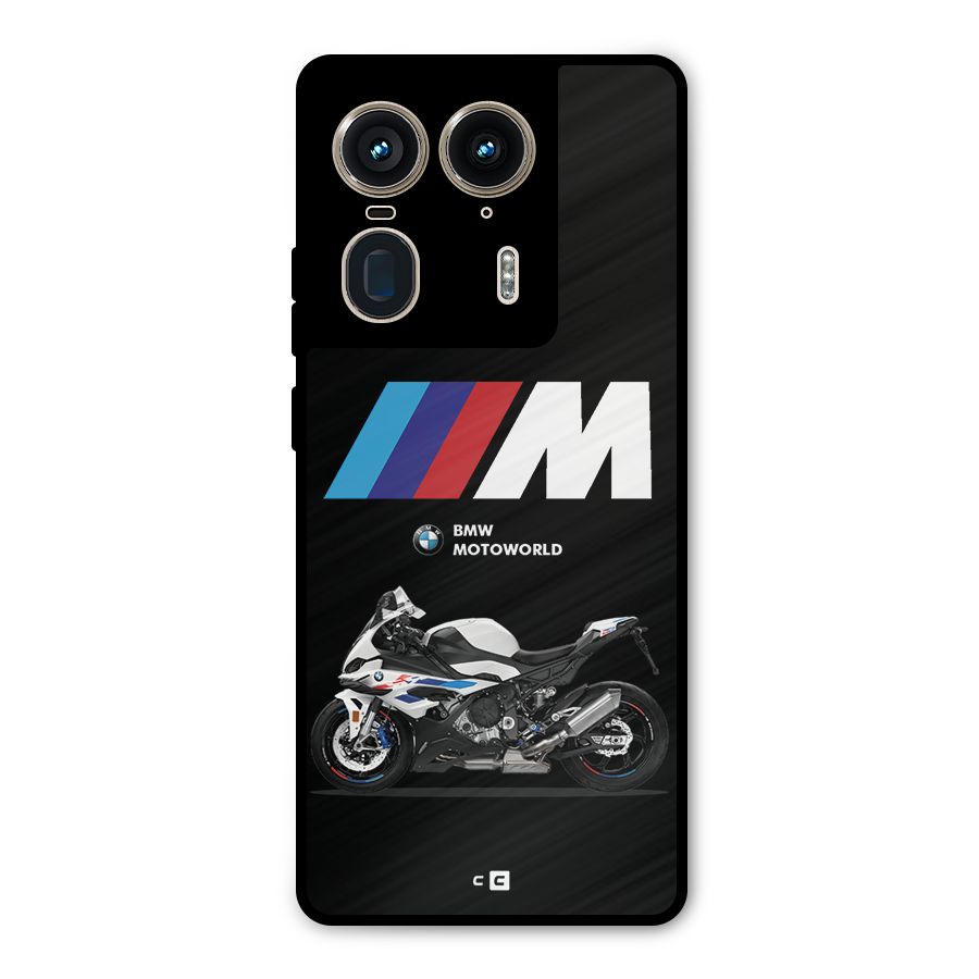 Superbike Stripes Metal Back Case for Motorola Edge 50 Ultra