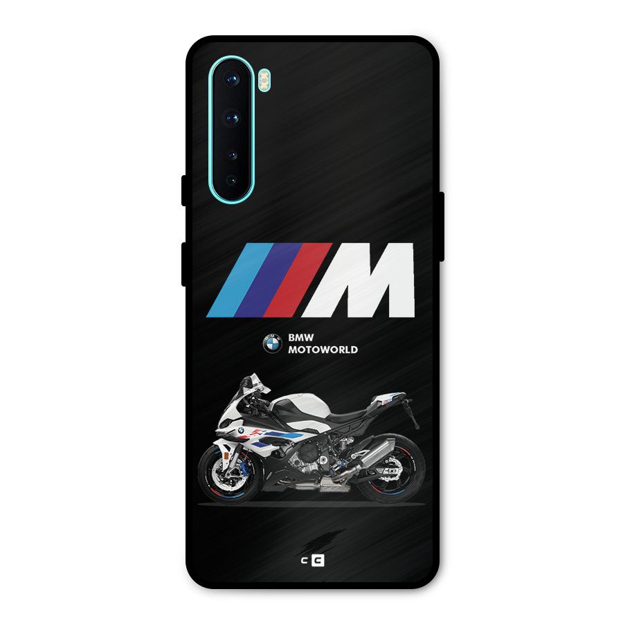 Superbike Stripes Metal Back Case for OnePlus Nord