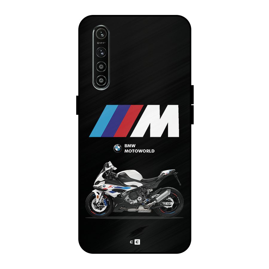 Superbike Stripes Metal Back Case for Realme XT