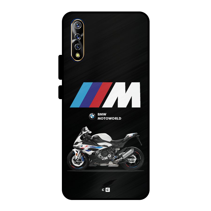 Superbike Stripes Metal Back Case for Vivo S1