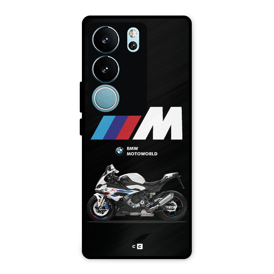 Superbike Stripes Metal Back Case for Vivo V29