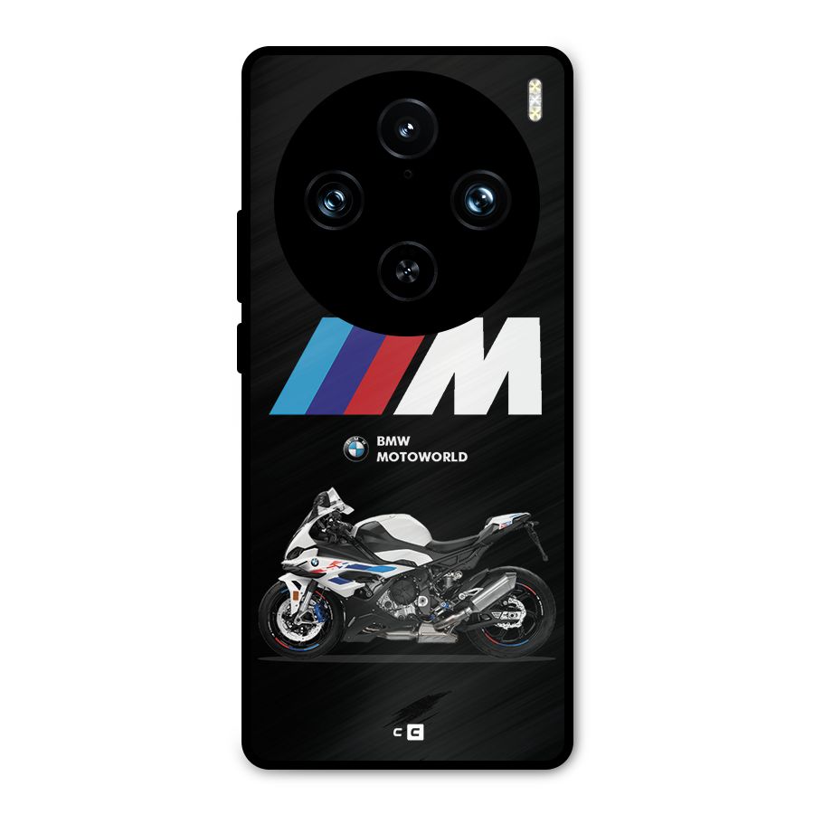 Superbike Stripes Metal Back Case for Vivo X100 Pro
