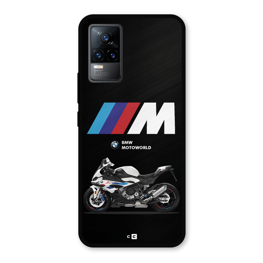 Superbike Stripes Metal Back Case for Vivo Y73