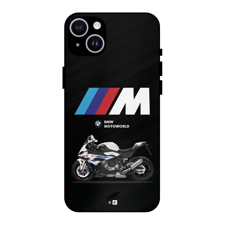 Superbike Stripes Metal Back Case for iPhone 14 Plus