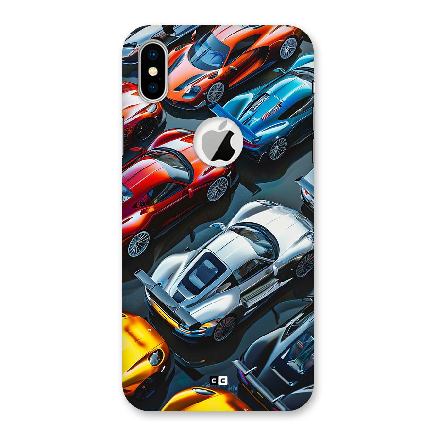 Supercar Club Back Case for iPhone X Logo Cut