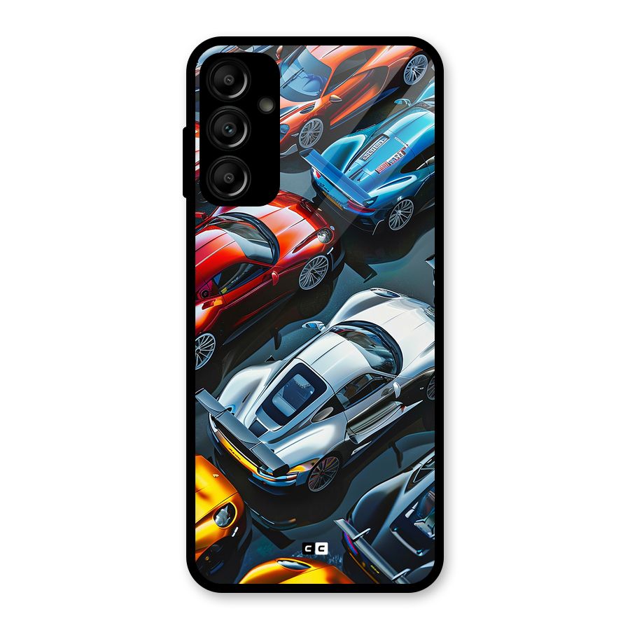 Supercar Club Glass Back Case for Galaxy A14 5G
