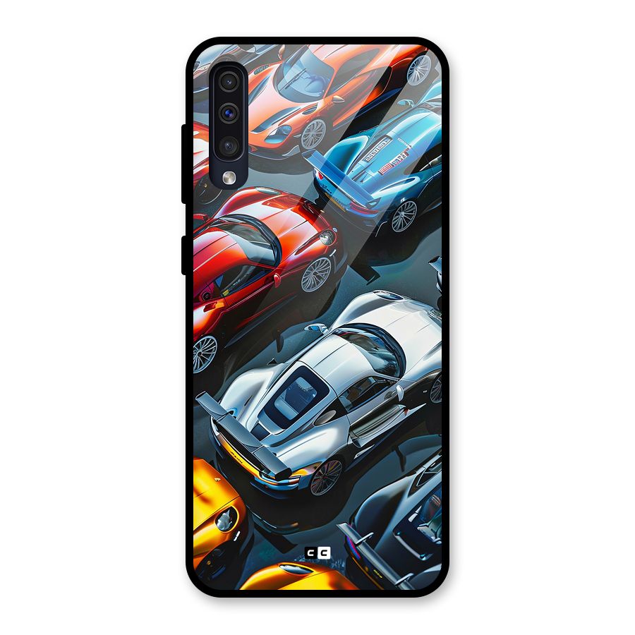 Supercar Club Glass Back Case for Galaxy A50s
