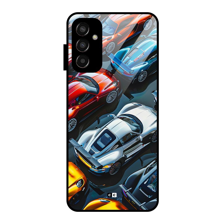 Supercar Club Glass Back Case for Galaxy F13