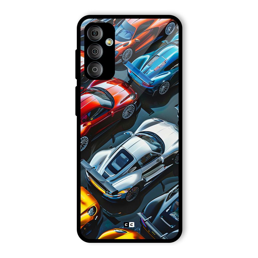 Supercar Club Glass Back Case for Galaxy F23