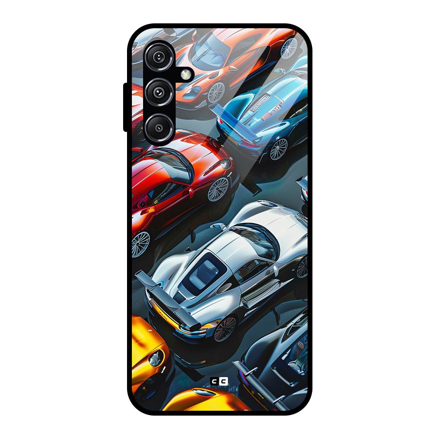 Supercar Club Glass Back Case for Galaxy M34 5G
