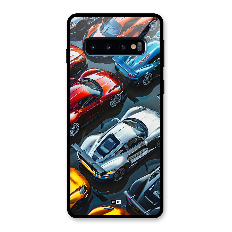 Supercar Club Glass Back Case for Galaxy S10