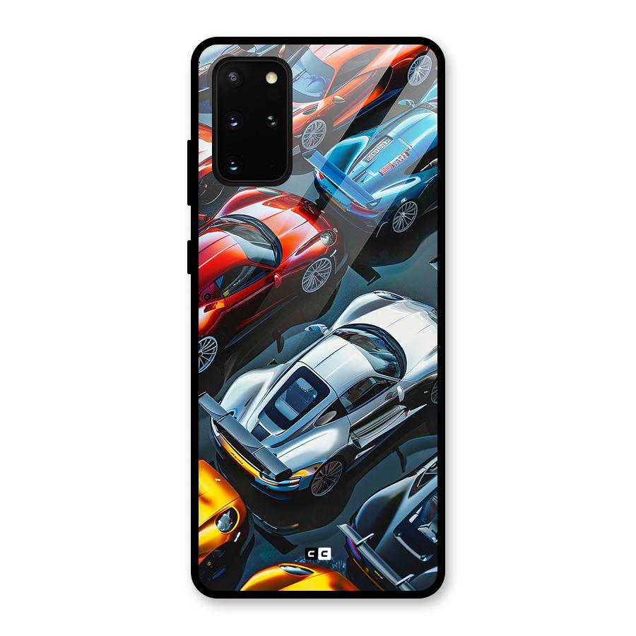 Supercar Club Glass Back Case for Galaxy S20 Plus