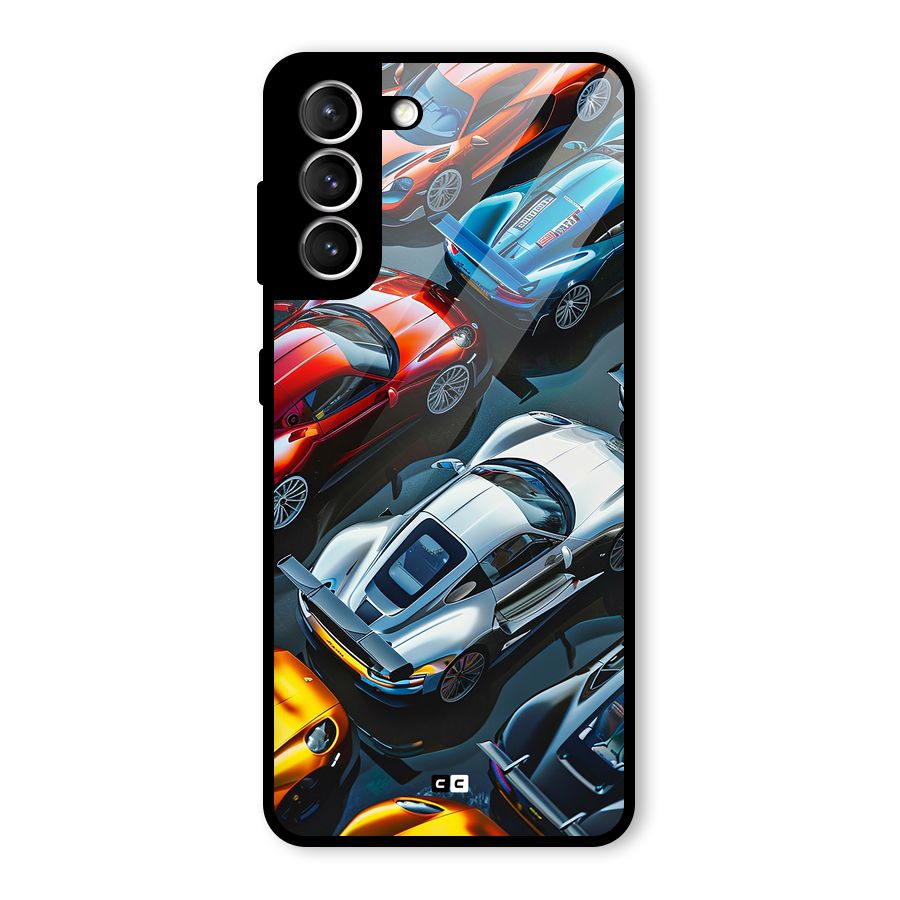 Supercar Club Glass Back Case for Galaxy S21 5G