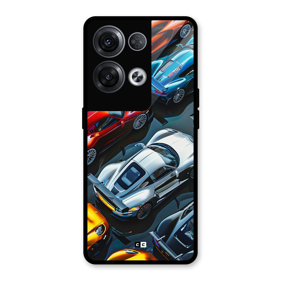 Supercar Club Glass Back Case for Oppo Reno8 Pro 5G