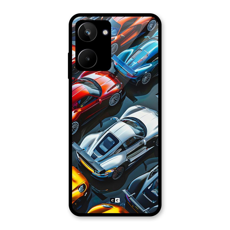 Supercar Club Glass Back Case for Realme 10