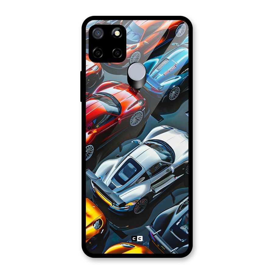 Supercar Club Glass Back Case for Realme C12