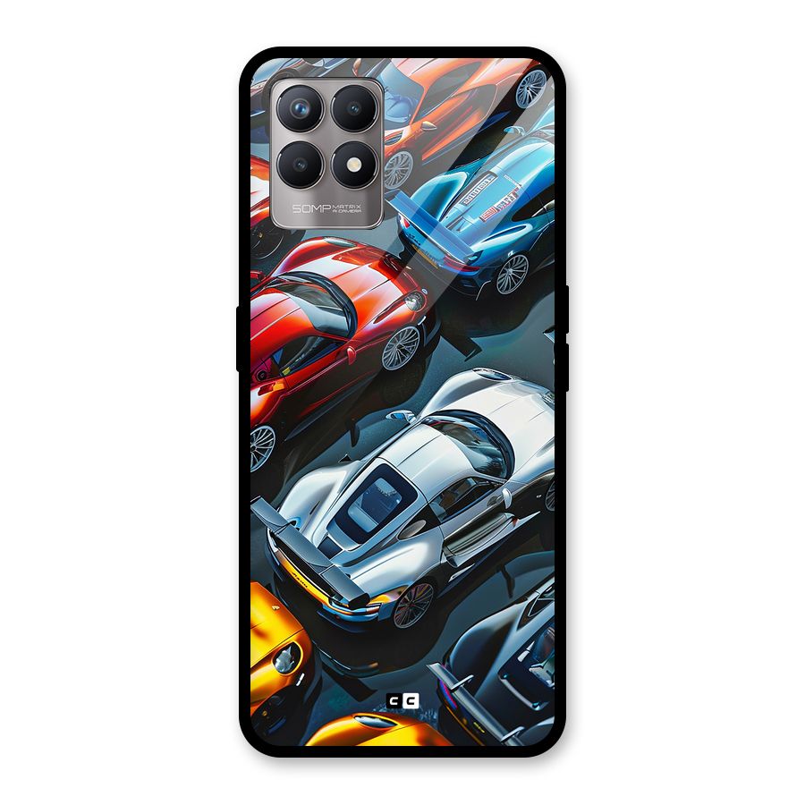 Supercar Club Glass Back Case for Realme Narzo 50