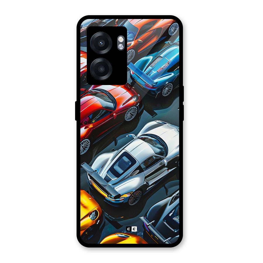 Supercar Club Glass Back Case for Realme Narzo 50 5G