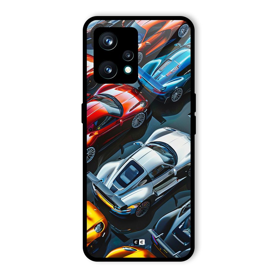 Supercar Club Glass Back Case for Realme Narzo 50 Pro