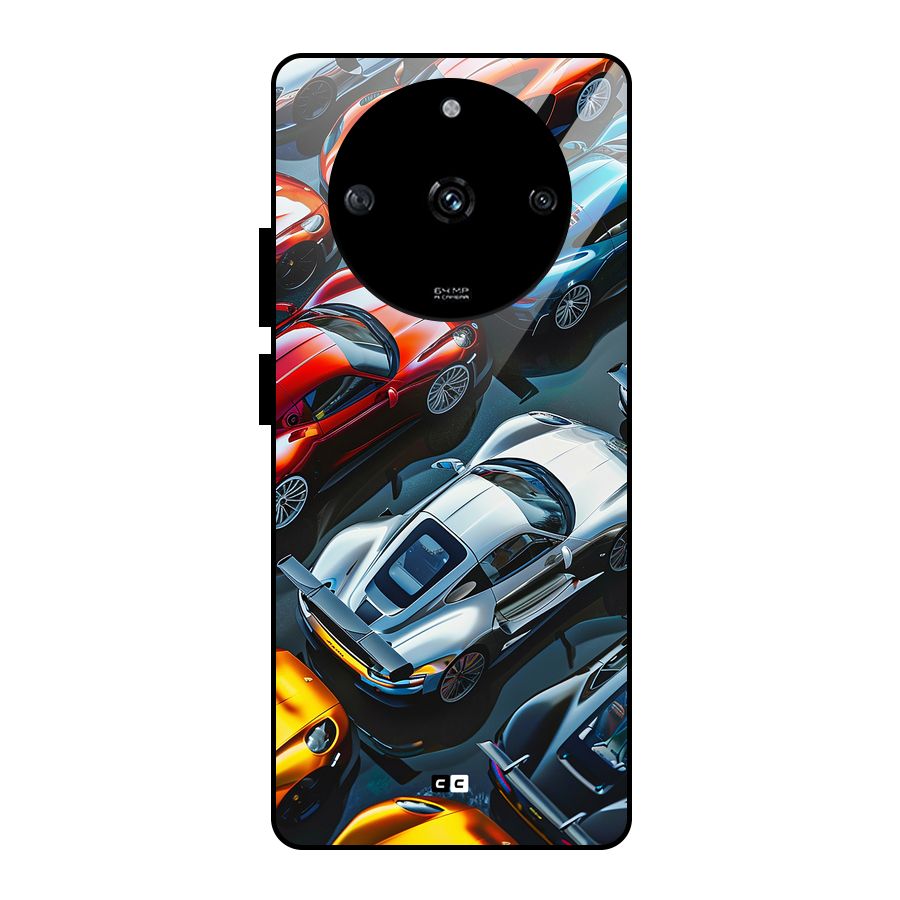 Supercar Club Glass Back Case for Realme Narzo 60 5G