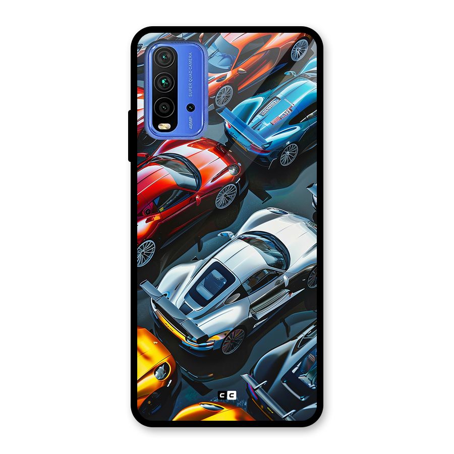 Supercar Club Glass Back Case for Redmi 9 Power