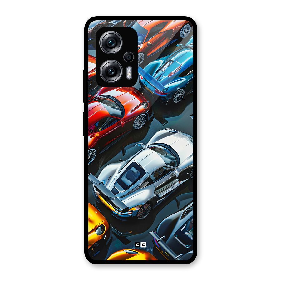 Supercar Club Glass Back Case for Redmi K50i