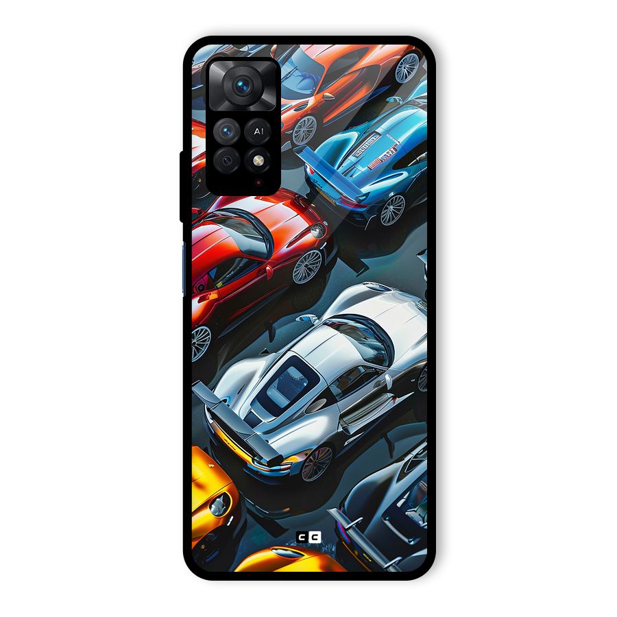 Supercar Club Glass Back Case for Redmi Note 11 Pro Plus 5G