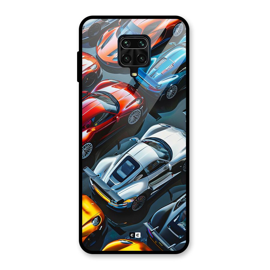 Supercar Club Glass Back Case for Redmi Note 9 Pro