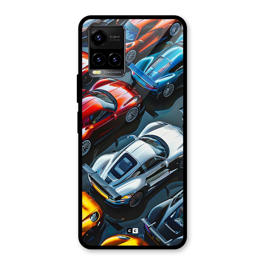 Supercar Club Glass Back Case for Vivo Y21T