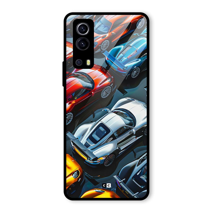 Supercar Club Glass Back Case for Vivo iQOO Z3