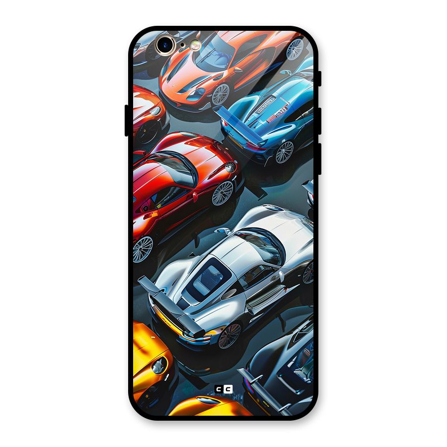 Supercar Club Glass Back Case for iPhone 6 6S