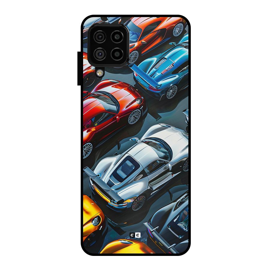 Supercar Club Metal Back Case for Galaxy A22 4G