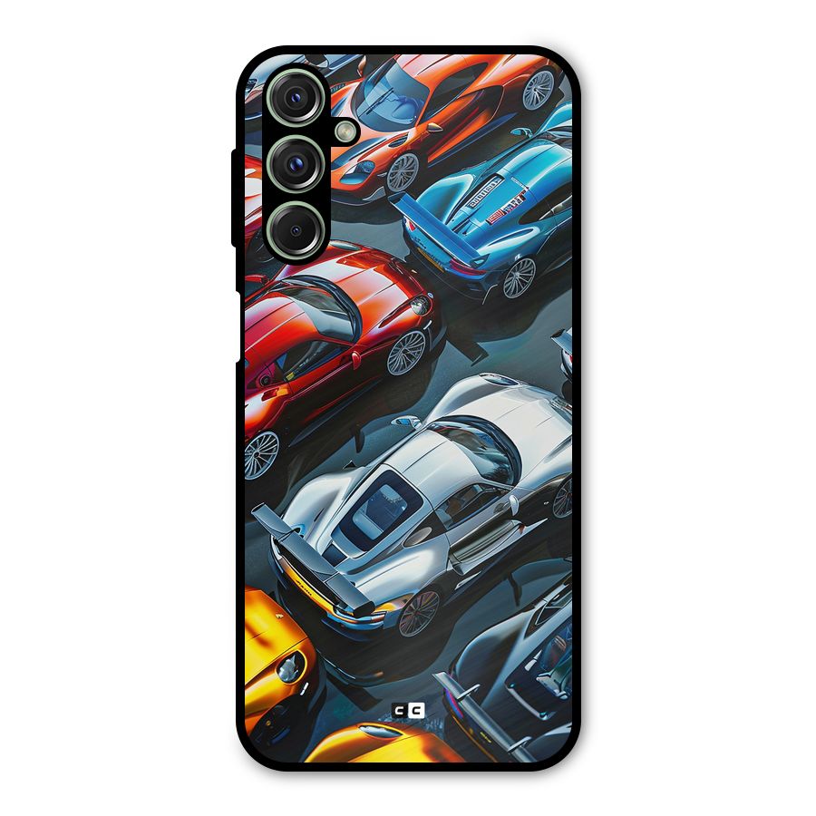 Supercar Club Metal Back Case for Galaxy F34