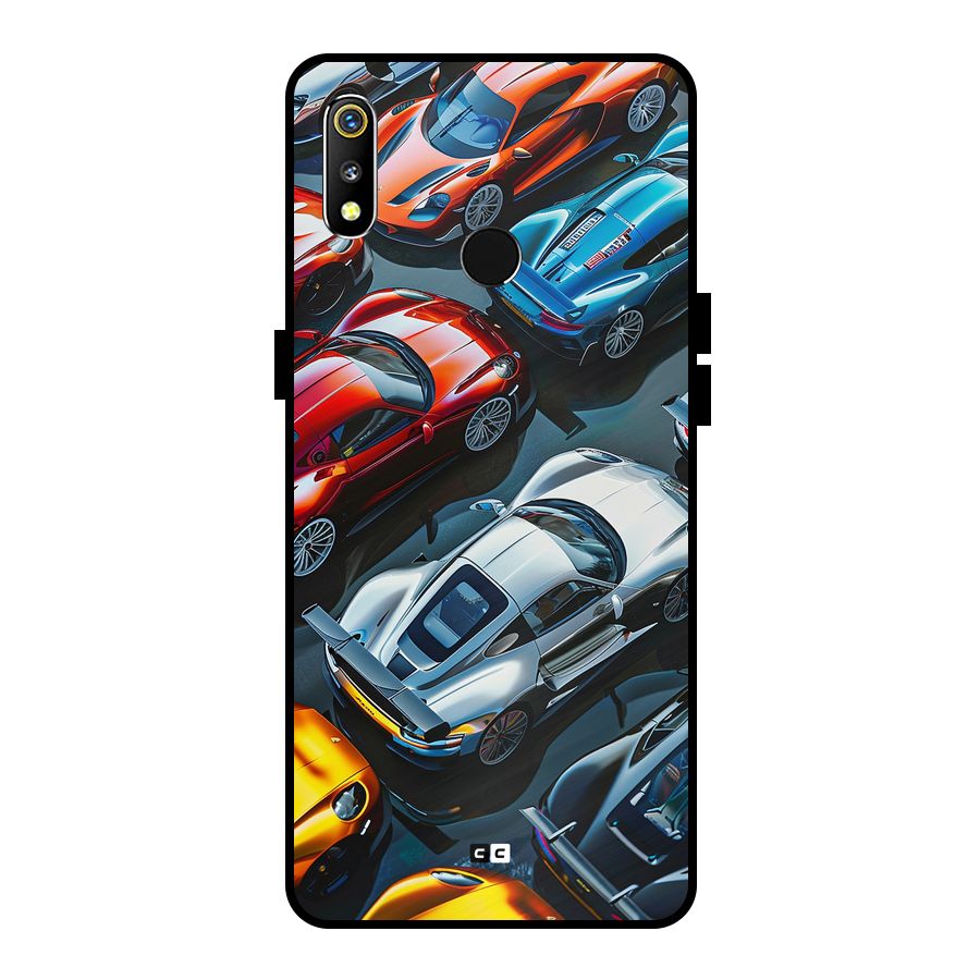 Supercar Club Metal Back Case for Realme 3i