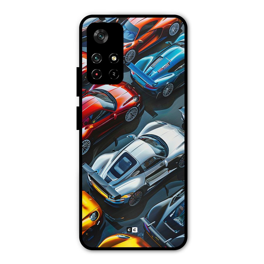 Supercar Club Metal Back Case for Redmi Note 11T 5G