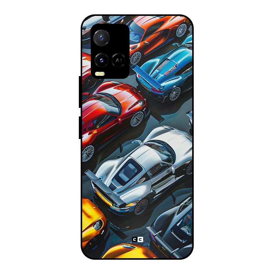 Supercar Club Metal Back Case for Vivo Y33s